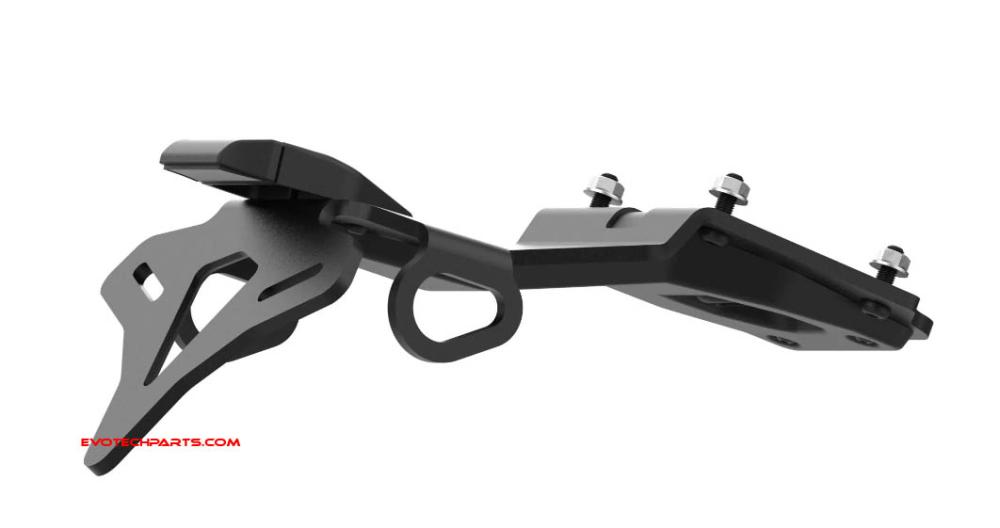 Yamaha XSR 900 number plate holder from 2022 by Evotech Performance